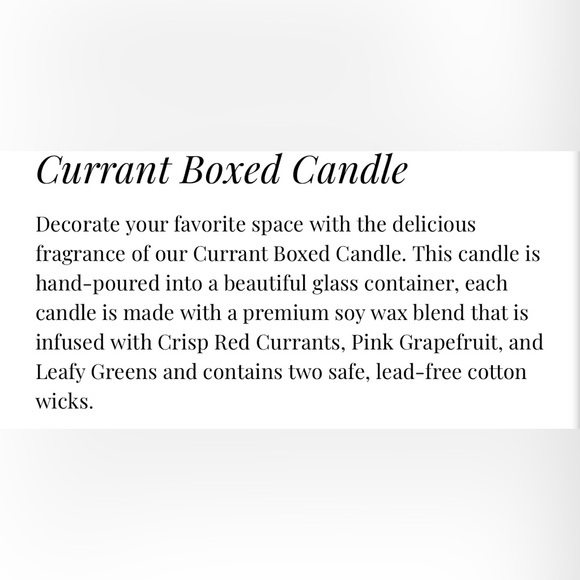 Archipelago Currant Soy Candle New In Box - Picture 4 of 5